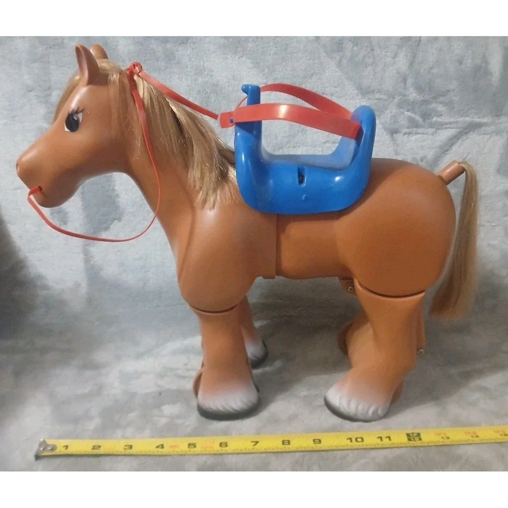 Vtg Ideal Toy Kitt Doll‎ & Kaboodle Girl Doll Horse Play Pony 1984 Boots Reign